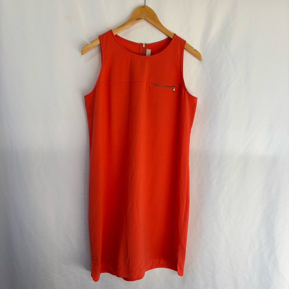 Anne Klein Loft Dress          Size 8 Orange Sleeveless Mini Dress